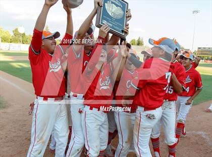 Thumbnail 1 in Bishop Union vs. Lindsay (CIF CS D6 Final) photogallery.