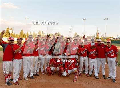 Thumbnail 1 in Bishop Union vs. Lindsay (CIF CS D6 Final) photogallery.