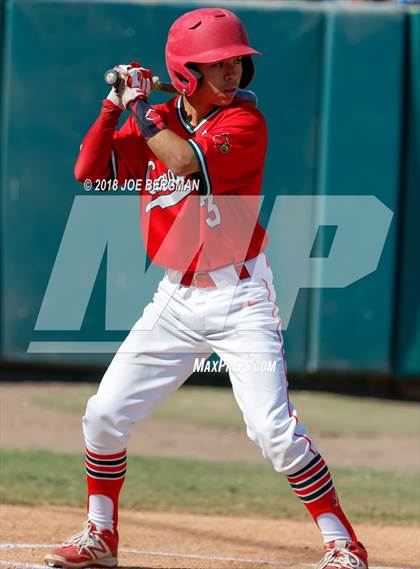 Thumbnail 1 in Bishop Union vs. Lindsay (CIF CS D6 Final) photogallery.