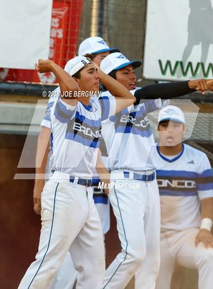Thumbnail 2 in Bishop Union vs. Lindsay (CIF CS D6 Final) photogallery.