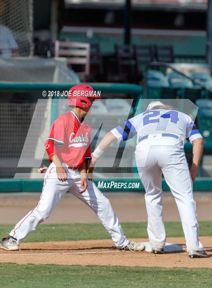 Thumbnail 1 in Bishop Union vs. Lindsay (CIF CS D6 Final) photogallery.