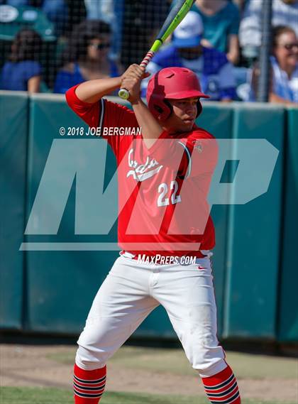 Thumbnail 1 in Bishop Union vs. Lindsay (CIF CS D6 Final) photogallery.