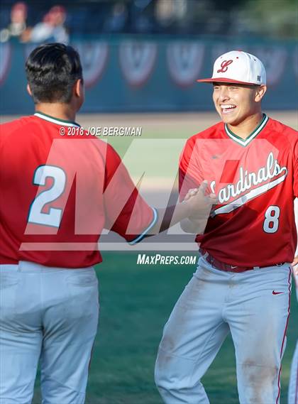 Thumbnail 1 in Bishop Union vs. Lindsay (CIF CS D6 Final) photogallery.