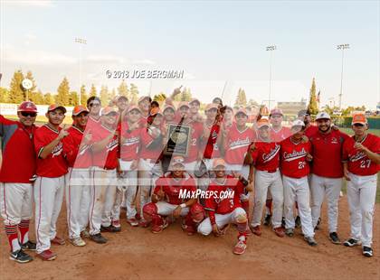 Thumbnail 1 in Bishop Union vs. Lindsay (CIF CS D6 Final) photogallery.