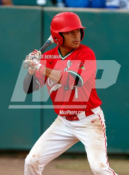 Thumbnail 3 in Bishop Union vs. Lindsay (CIF CS D6 Final) photogallery.