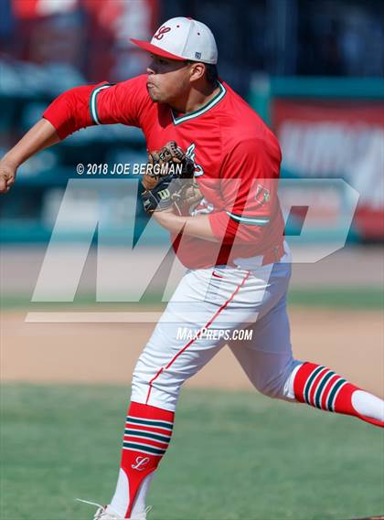 Thumbnail 1 in Bishop Union vs. Lindsay (CIF CS D6 Final) photogallery.