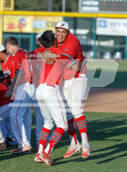 Thumbnail 1 in Bishop Union vs. Lindsay (CIF CS D6 Final) photogallery.