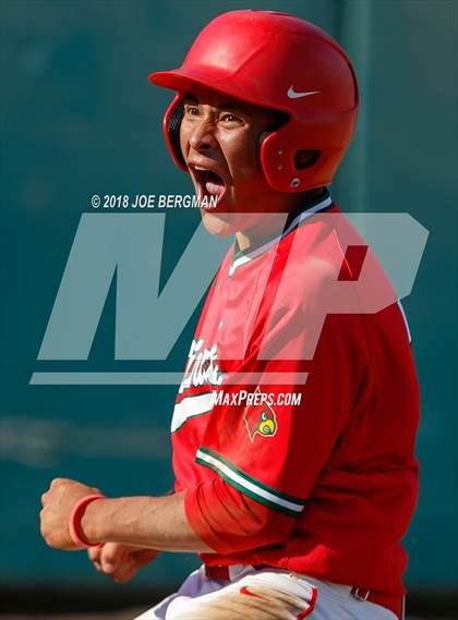 Thumbnail 2 in Bishop Union vs. Lindsay (CIF CS D6 Final) photogallery.