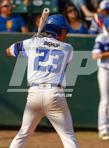 Thumbnail 1 in Bishop Union vs. Lindsay (CIF CS D6 Final) photogallery.