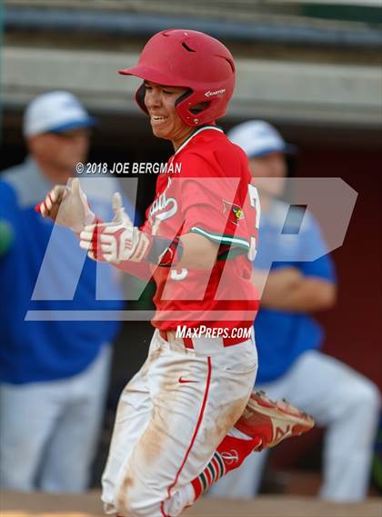 Thumbnail 2 in Bishop Union vs. Lindsay (CIF CS D6 Final) photogallery.
