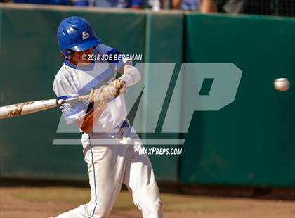 Thumbnail 1 in Bishop Union vs. Lindsay (CIF CS D6 Final) photogallery.
