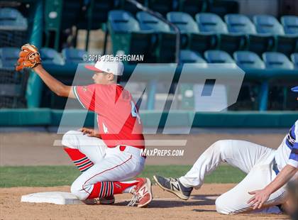 Thumbnail 1 in Bishop Union vs. Lindsay (CIF CS D6 Final) photogallery.
