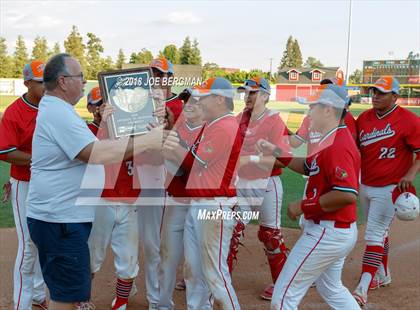 Thumbnail 2 in Bishop Union vs. Lindsay (CIF CS D6 Final) photogallery.