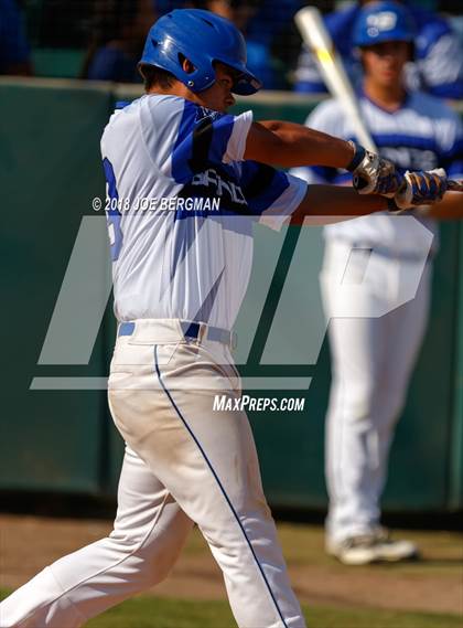 Thumbnail 1 in Bishop Union vs. Lindsay (CIF CS D6 Final) photogallery.