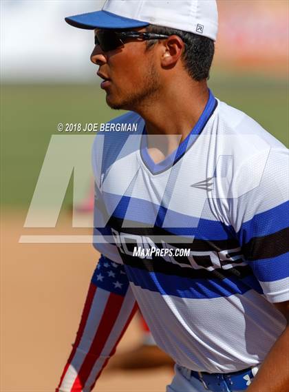 Thumbnail 3 in Bishop Union vs. Lindsay (CIF CS D6 Final) photogallery.