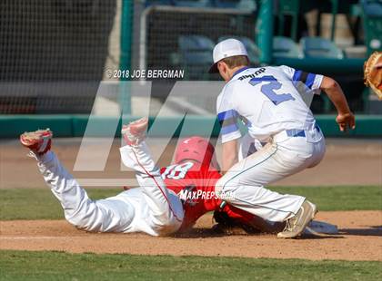 Thumbnail 2 in Bishop Union vs. Lindsay (CIF CS D6 Final) photogallery.