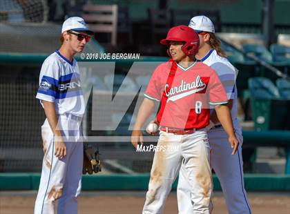 Thumbnail 1 in Bishop Union vs. Lindsay (CIF CS D6 Final) photogallery.