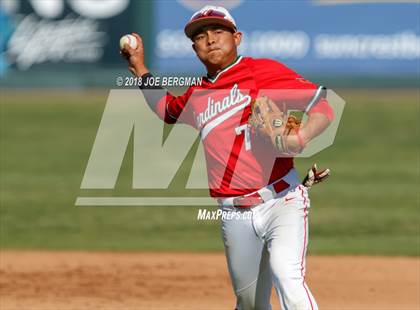 Thumbnail 3 in Bishop Union vs. Lindsay (CIF CS D6 Final) photogallery.