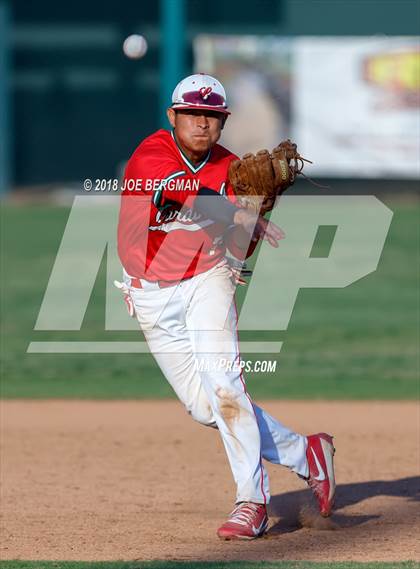 Thumbnail 3 in Bishop Union vs. Lindsay (CIF CS D6 Final) photogallery.