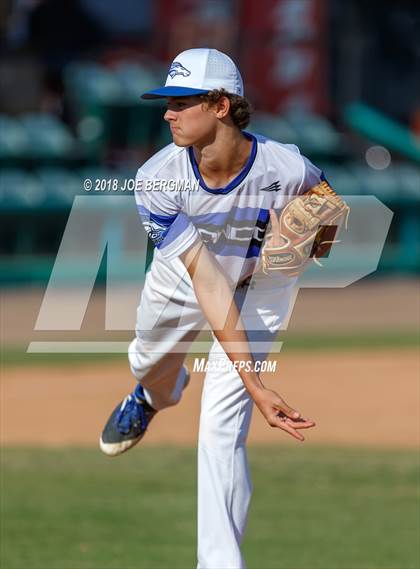 Thumbnail 2 in Bishop Union vs. Lindsay (CIF CS D6 Final) photogallery.