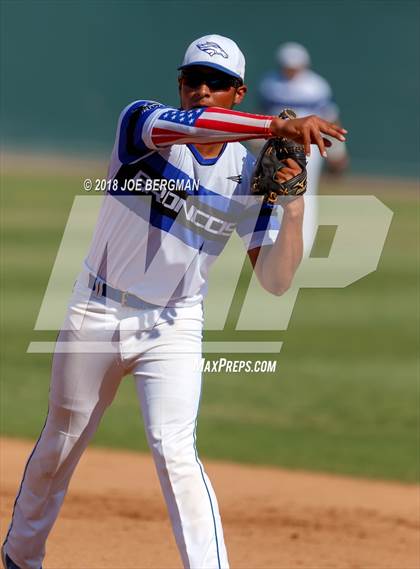 Thumbnail 1 in Bishop Union vs. Lindsay (CIF CS D6 Final) photogallery.