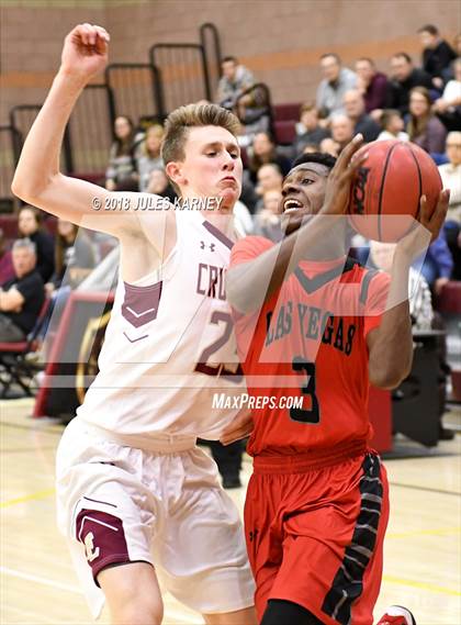 Thumbnail 3 in Las Vegas vs Faith Lutheran photogallery.