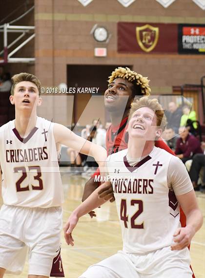 Thumbnail 3 in Las Vegas vs Faith Lutheran photogallery.