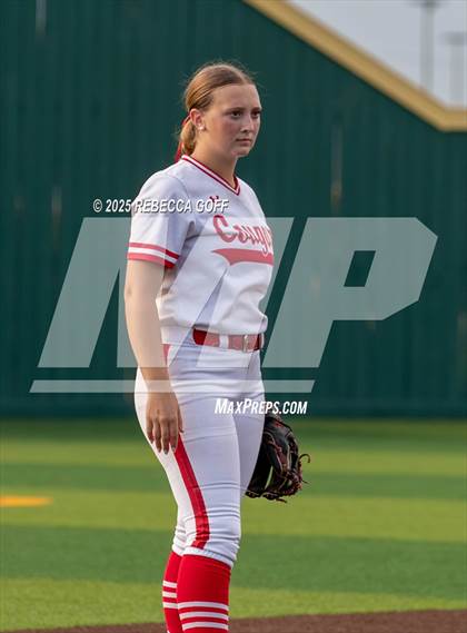Thumbnail 2 in Crosby vs. Angleton (UIL 5A D1 Softball Area)  photogallery.