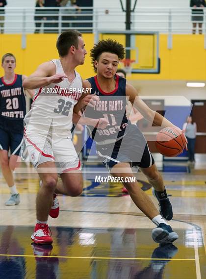 Thumbnail 1 in Terre Haute North Vigo vs. Plainfield (IHSAA 4A Sectional) photogallery.