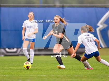 Thumbnail 2 in Noblesville vs Hamilton Southeastern (IHSAA Sectional 8 semi-final playoff) photogallery.