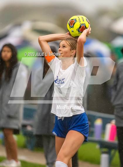 Thumbnail 1 in Noblesville vs Hamilton Southeastern (IHSAA Sectional 8 semi-final playoff) photogallery.
