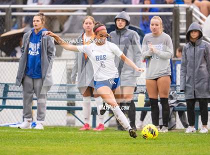 Thumbnail 1 in Noblesville vs Hamilton Southeastern (IHSAA Sectional 8 semi-final playoff) photogallery.