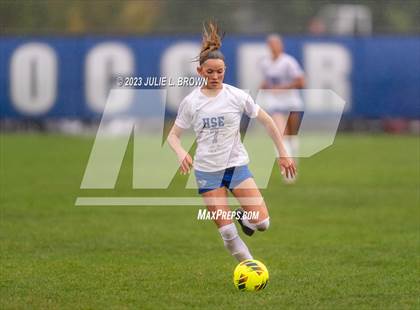 Thumbnail 1 in Noblesville vs Hamilton Southeastern (IHSAA Sectional 8 semi-final playoff) photogallery.