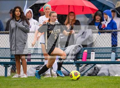 Thumbnail 2 in Noblesville vs Hamilton Southeastern (IHSAA Sectional 8 semi-final playoff) photogallery.
