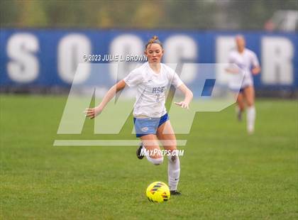 Thumbnail 1 in Noblesville vs Hamilton Southeastern (IHSAA Sectional 8 semi-final playoff) photogallery.