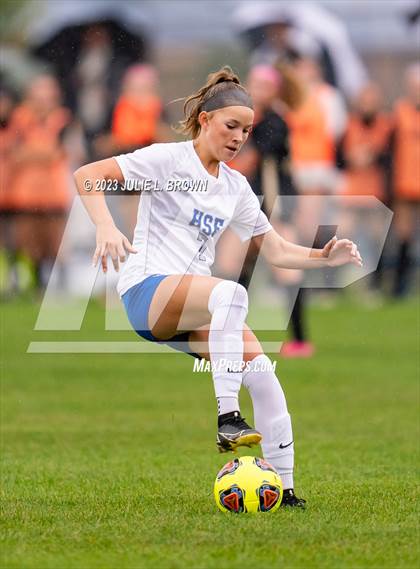 Thumbnail 1 in Noblesville vs Hamilton Southeastern (IHSAA Sectional 8 semi-final playoff) photogallery.