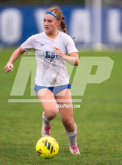Thumbnail 3 in Noblesville vs Hamilton Southeastern (IHSAA Sectional 8 semi-final playoff) photogallery.