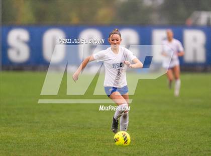 Thumbnail 2 in Noblesville vs Hamilton Southeastern (IHSAA Sectional 8 semi-final playoff) photogallery.