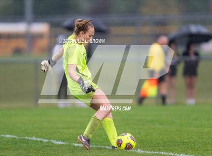 Thumbnail 3 in Noblesville vs Hamilton Southeastern (IHSAA Sectional 8 semi-final playoff) photogallery.