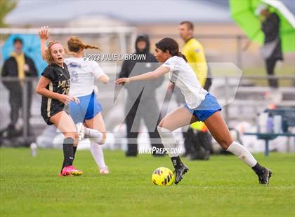 Thumbnail 2 in Noblesville vs Hamilton Southeastern (IHSAA Sectional 8 semi-final playoff) photogallery.