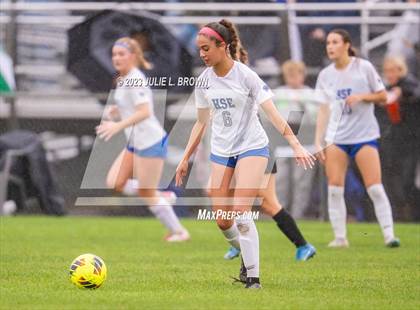 Thumbnail 1 in Noblesville vs Hamilton Southeastern (IHSAA Sectional 8 semi-final playoff) photogallery.