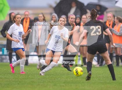 Thumbnail 3 in Noblesville vs Hamilton Southeastern (IHSAA Sectional 8 semi-final playoff) photogallery.
