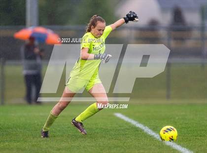 Thumbnail 3 in Noblesville vs Hamilton Southeastern (IHSAA Sectional 8 semi-final playoff) photogallery.