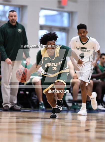 Thumbnail 3 in Tampa Catholic vs. Melbourne Central Catholic (First Academy Shootout) photogallery.