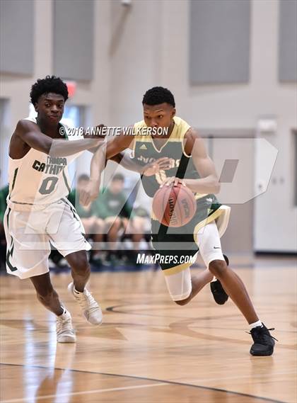 Thumbnail 3 in Tampa Catholic vs. Melbourne Central Catholic (First Academy Shootout) photogallery.