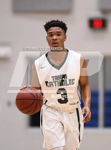 Thumbnail 3 in Tampa Catholic vs. Melbourne Central Catholic (First Academy Shootout) photogallery.