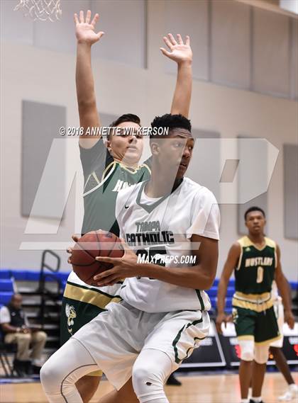 Thumbnail 3 in Tampa Catholic vs. Melbourne Central Catholic (First Academy Shootout) photogallery.