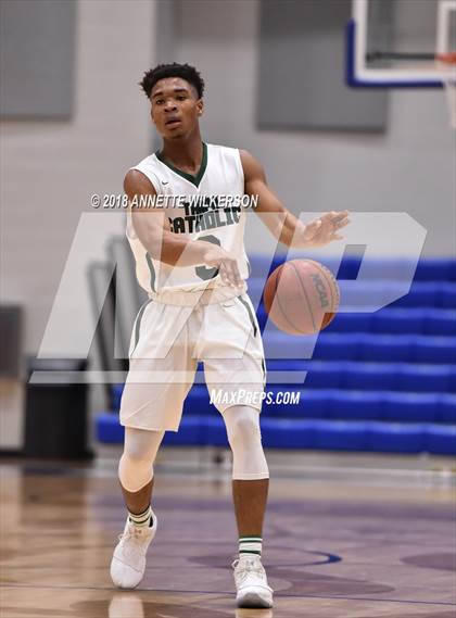 Thumbnail 3 in Tampa Catholic vs. Melbourne Central Catholic (First Academy Shootout) photogallery.