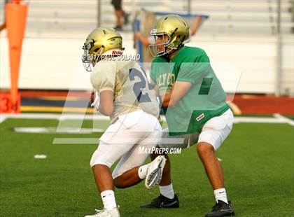 Thumbnail 3 in Holy Cross @ Marion High School (Scrimmage) photogallery.