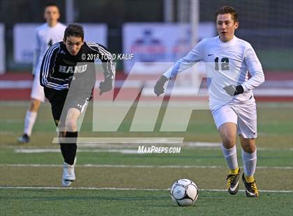 Thumbnail 2 in Maloney @ Hand (CIAC Class L Final) photogallery.